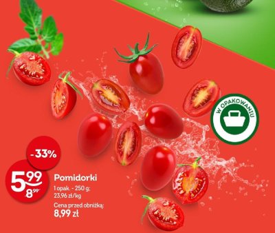 Pomidorki promocja w Żabka
