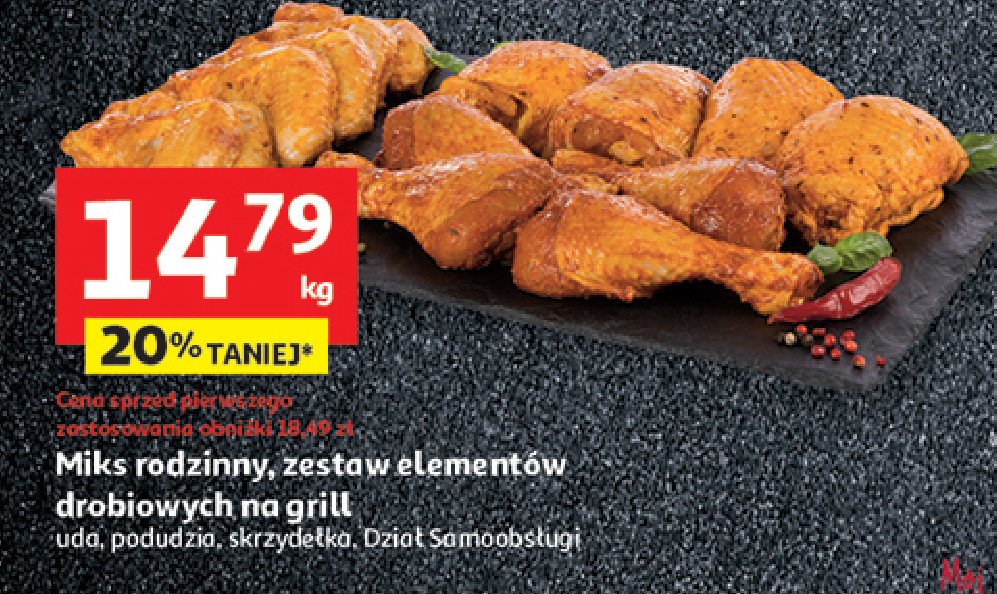 Zestaw drobiowy na grilla promocja w Auchan