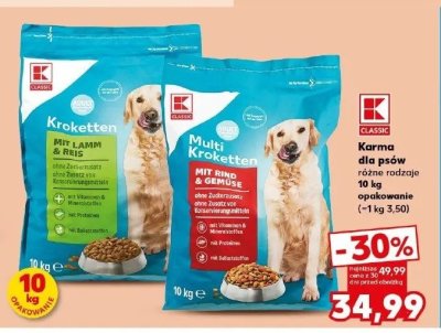 Krokieciki dla psa wo艂owina K-classic promocja