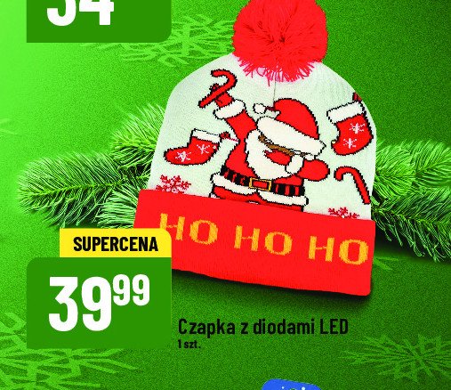 Czapka z diodami led promocja w POLOmarket