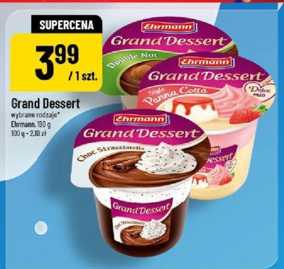 Grand Dessert różne rodzaje Ehrmann 190g promocja w POLOmarket