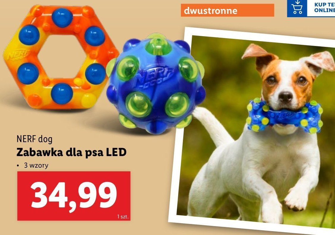 Zabawka dla psa Nerf dog promocja