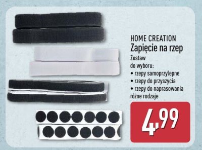 Zapięcie na rzep HOME CREATION promocja w Aldi