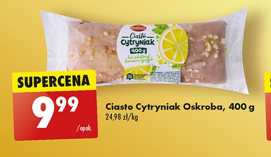 Ciasto cytryniak Oskroba promocja