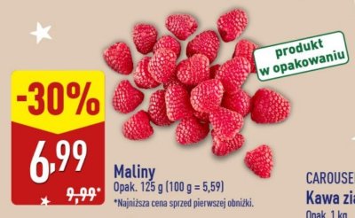 Maliny promocja w Aldi