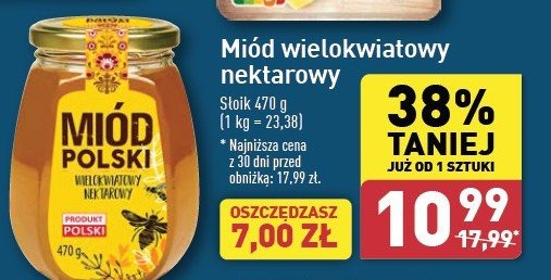 Miód wielokwiatowy nektarowy promocja