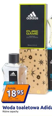 Woda toaletowa Adidas Pure Game 100ml promocja w Action