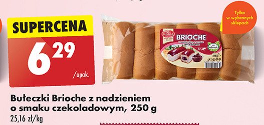 Bułeczki brioche z nadzieniem czekoladowym promocja