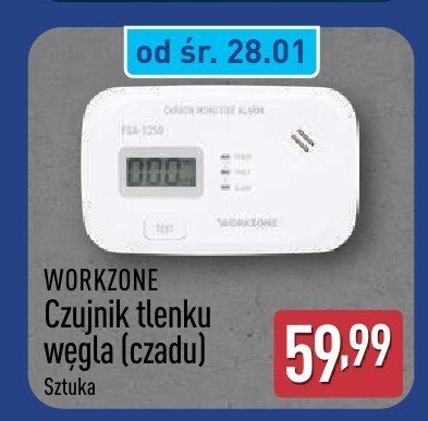 Czujnik tlenku węgla (czadu)  promocja w Aldi