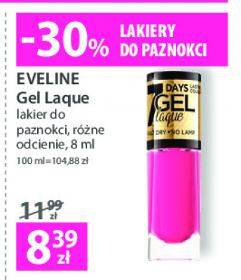 Lakier do paznokci żelowy 48 Eveline 7 days gel laque promocja
