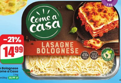 Lasagne Bolognese promocja w Dino