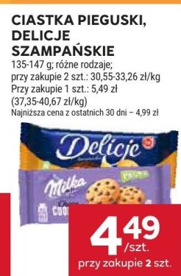 Ciastka CIASTKA PIEGUSKI, DELICJE FRANCUSKIE różne rodzaje promocja w Stokrotka