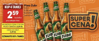 Piwo promocja w Delikatesy Centrum