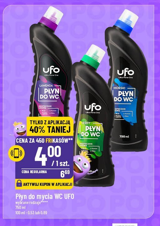 Żel do wc lawenda Ufo promocja