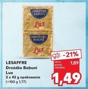 Drożdże lux Drożdże babuni promocja