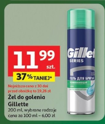 Żel do golenia Gillette 200 ml wybrane rodzaje promocja
