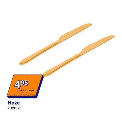 Noże 2 szt. promocja w Action