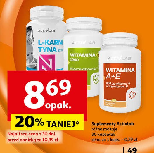 L- karnityna Activlab promocja w Auchan