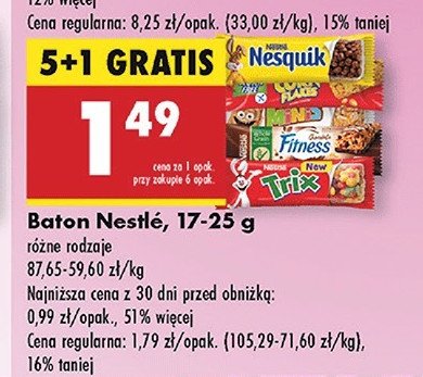 Baton Nestle corn flakes Corn flakes (nestle) promocja w Biedronka