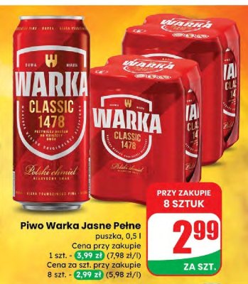 Piwo promocja w Dino