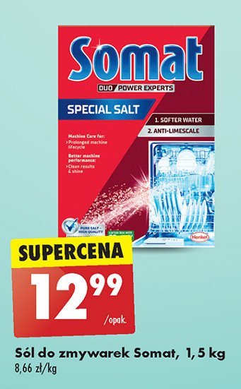 Sól do zmywarek Somat special salt promocja