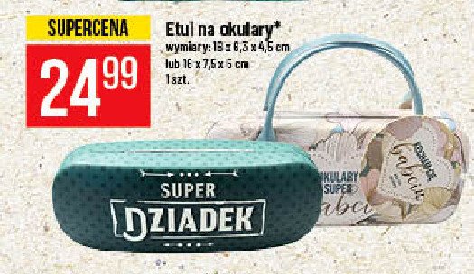 Etui na okulary super dziadek promocja