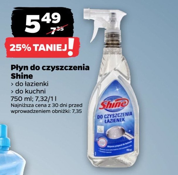 Płyn do mycia kuchni Shine rapid power clean promocja