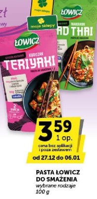 Pasta Łowicz do smażenia wybrane rodzaje promocja w Euro Sklep