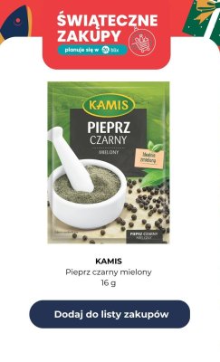 Pieprz czarny mielony promocja w Biedronka