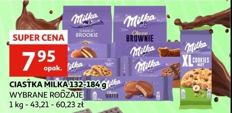 Ciastka z czekoladą soft Milka cookies sensations promocja