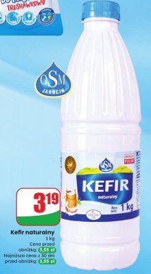 Kefir naturalny OSM Jarocin promocja w Dino