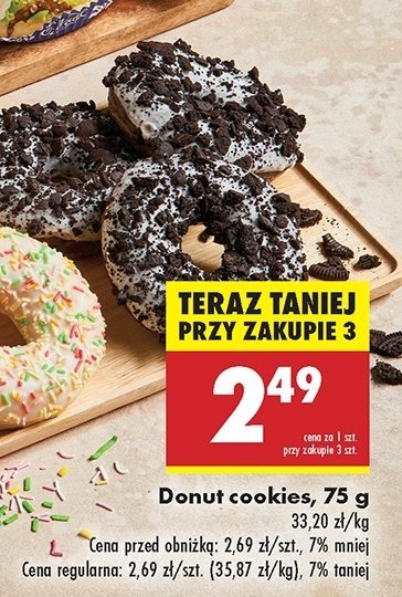 Donut cookies promocja w Biedronka