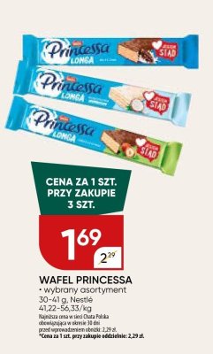 Wafel Princessa wybrany asortyment Nestlé promocja w Chata Polska