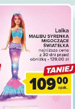 Lalka barbie syrenka Mattel promocja