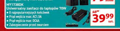 Zasilacz do laptopa my1738dk Vakoss promocja