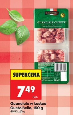 Wędlina Guanciale Cubetti  promocja w Biedronka