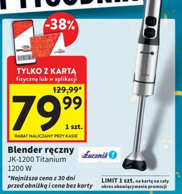 Blender jk1200 Łucznik promocja