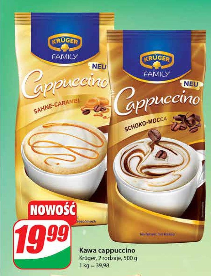 Cappucino schoko-mokka Kruger promocja