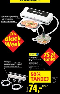 Zgrzewarka próżniowa 125 W promocja w Lidl