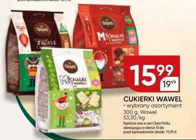 Cukierki wawel wybrany asortyment promocja w Chata Polska