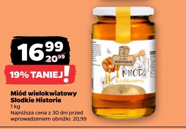 Miod wielokwiatowy Słodkie historie promocja