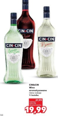 Wino Cin&Cin aromatyzowane różne rodzaje promocja w Kaufland