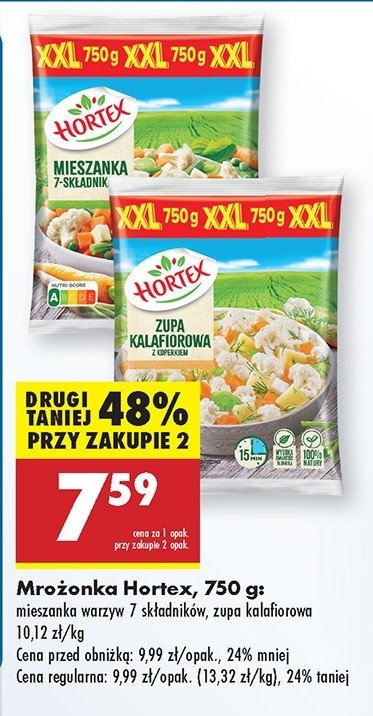 Zupa kalafiorowa z koperkiem Hortex promocja w Biedronka