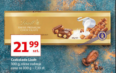 Czekolada z rodzynkami i orzechami Lindt promocja
