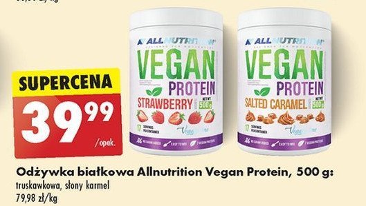 Odżywka białkowa strawberry ALLNUTRITION VEGAN PROTEIN promocja