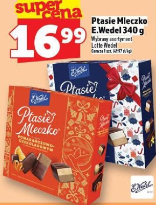 Ptasie Mleczko E.Wedel 340 g promocja w TOPAZ