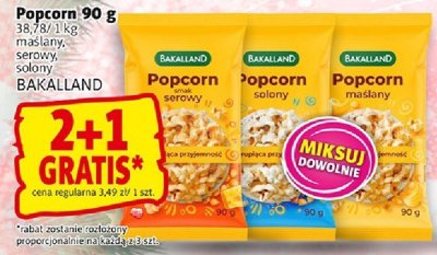 Popcorn BAKALLAND promocja w Prim Market