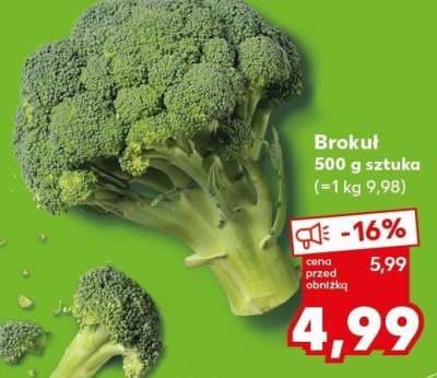 Brokuł promocja w Kaufland