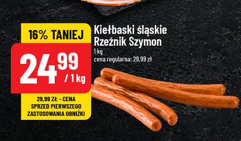 Kiełbaski śląskie Rzeźnik szymon poleca promocja