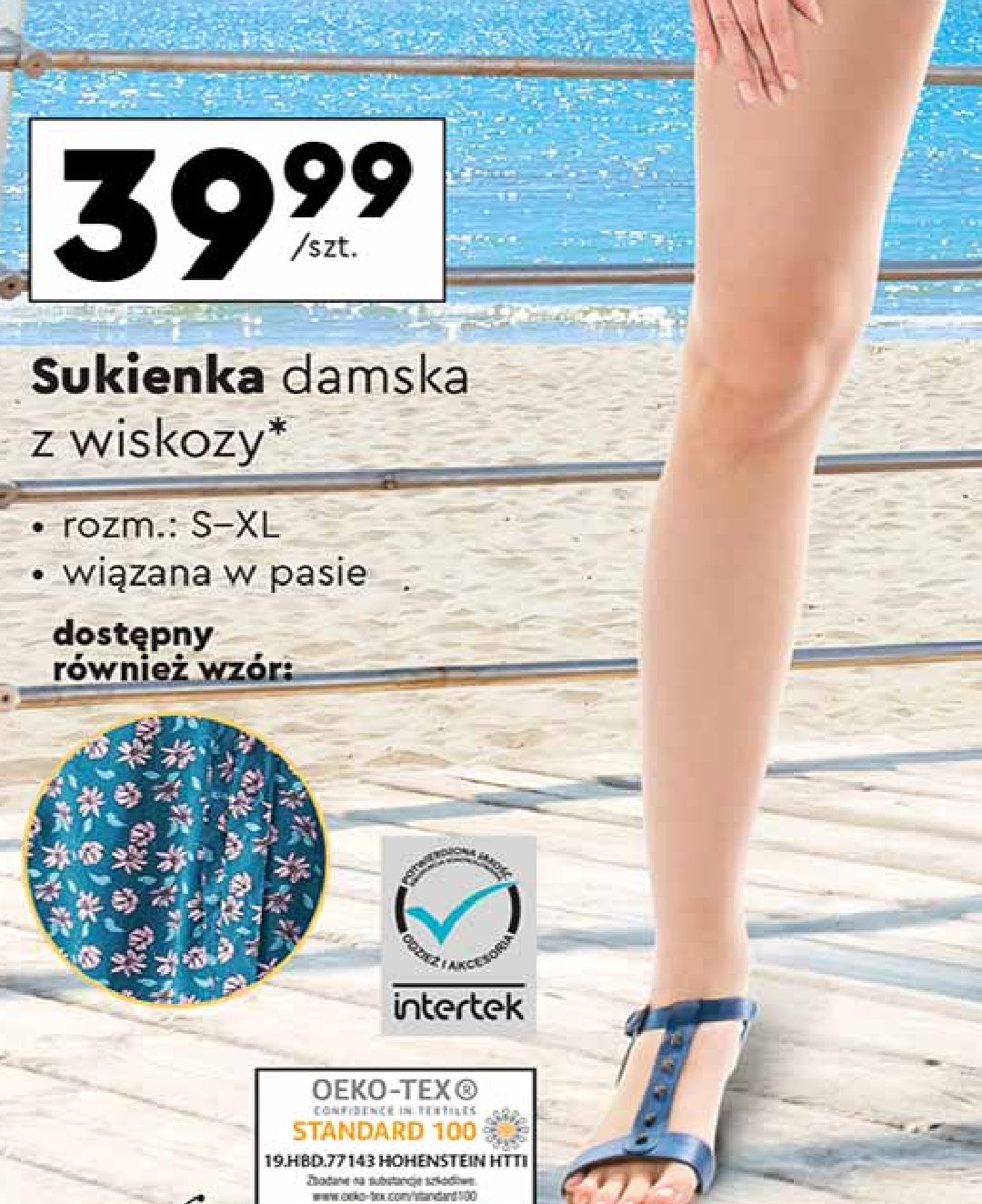 Sukienka damska z wiskozy s - xl promocja